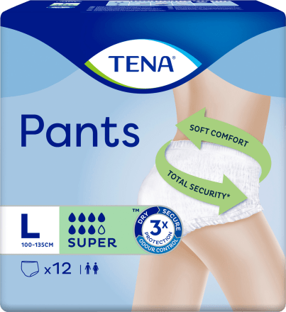 Tena Pants Super Large 12 Pack | Inish Pharmacy | Ireland